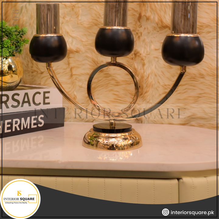 3in1 Raven Metallic Candle Stand