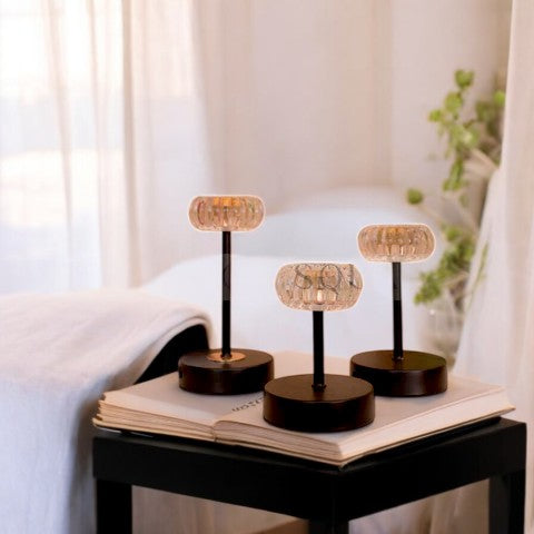 Black Metallic Candle Stand