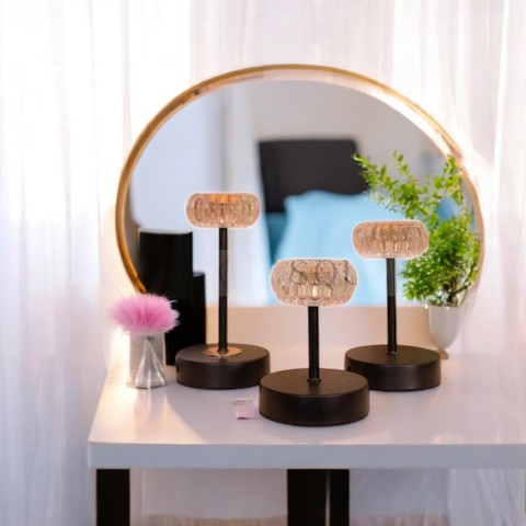 Black Metallic Candle Stand