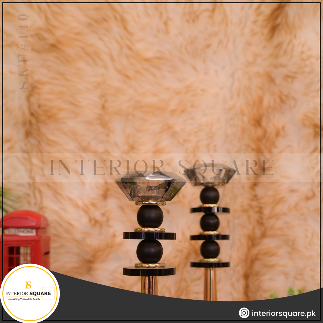 Plain Two-toned Candle Stands