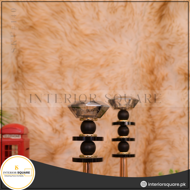 Plain Two-toned Candle Stands