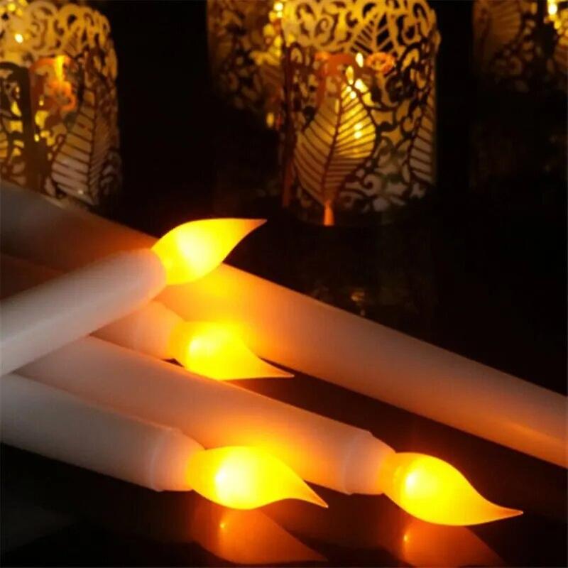 Flameless LED Long Taper Candles