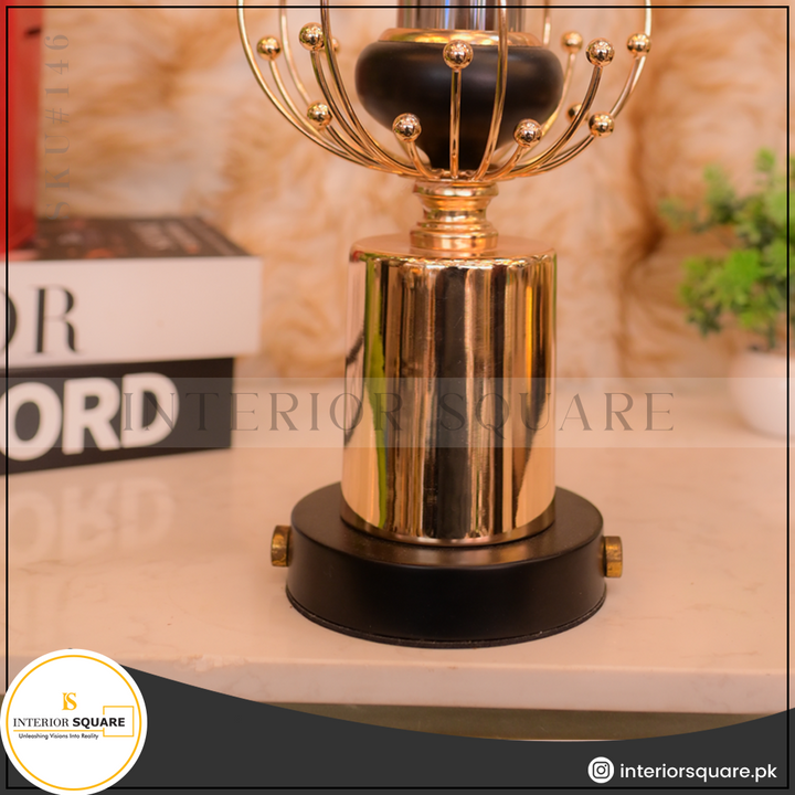 Golden Flower Candle Stand