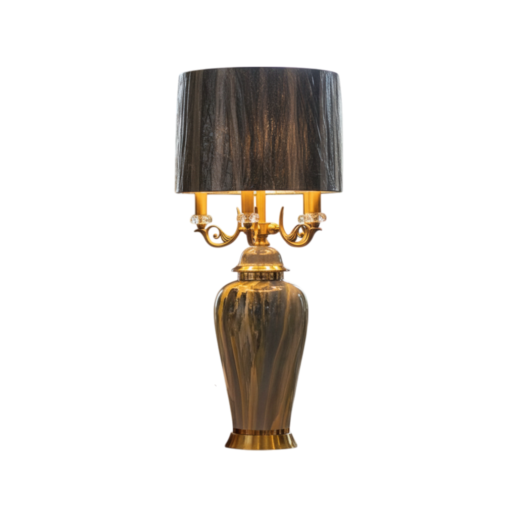 Charmless Royal Master Borne-China Table Lamp