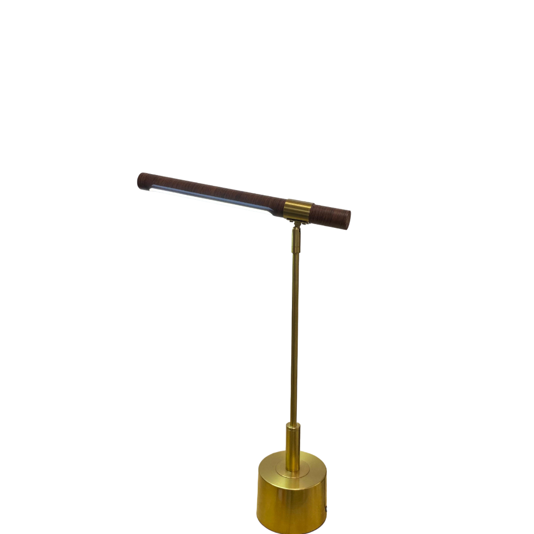 Modern LED  Side Table Lamp Wooden Texture