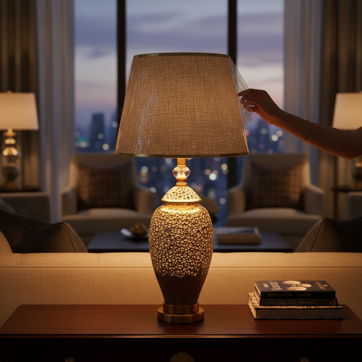 Elegance Vintage-Inspired Ceramic Accent Table Lamp