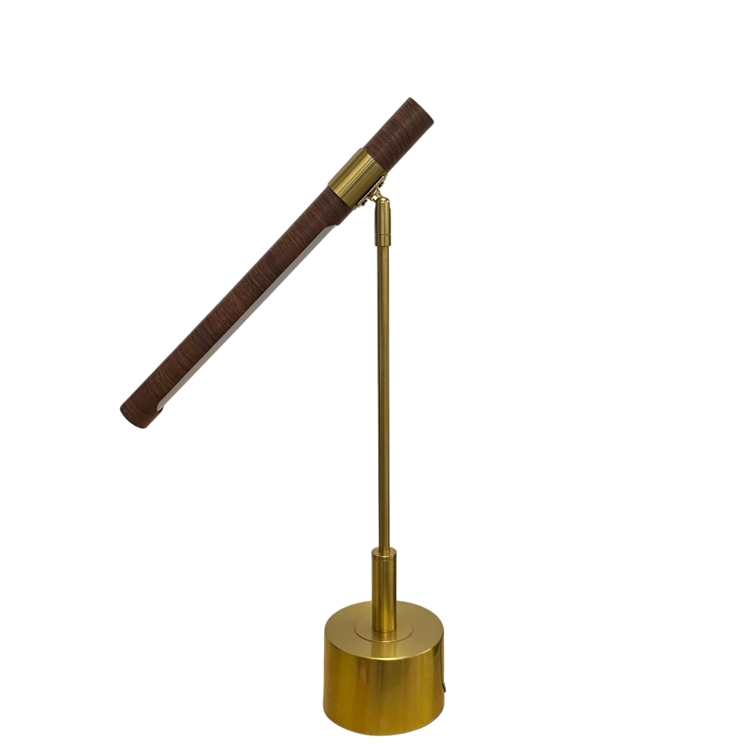 Modern LED  Side Table Lamp Wooden Texture