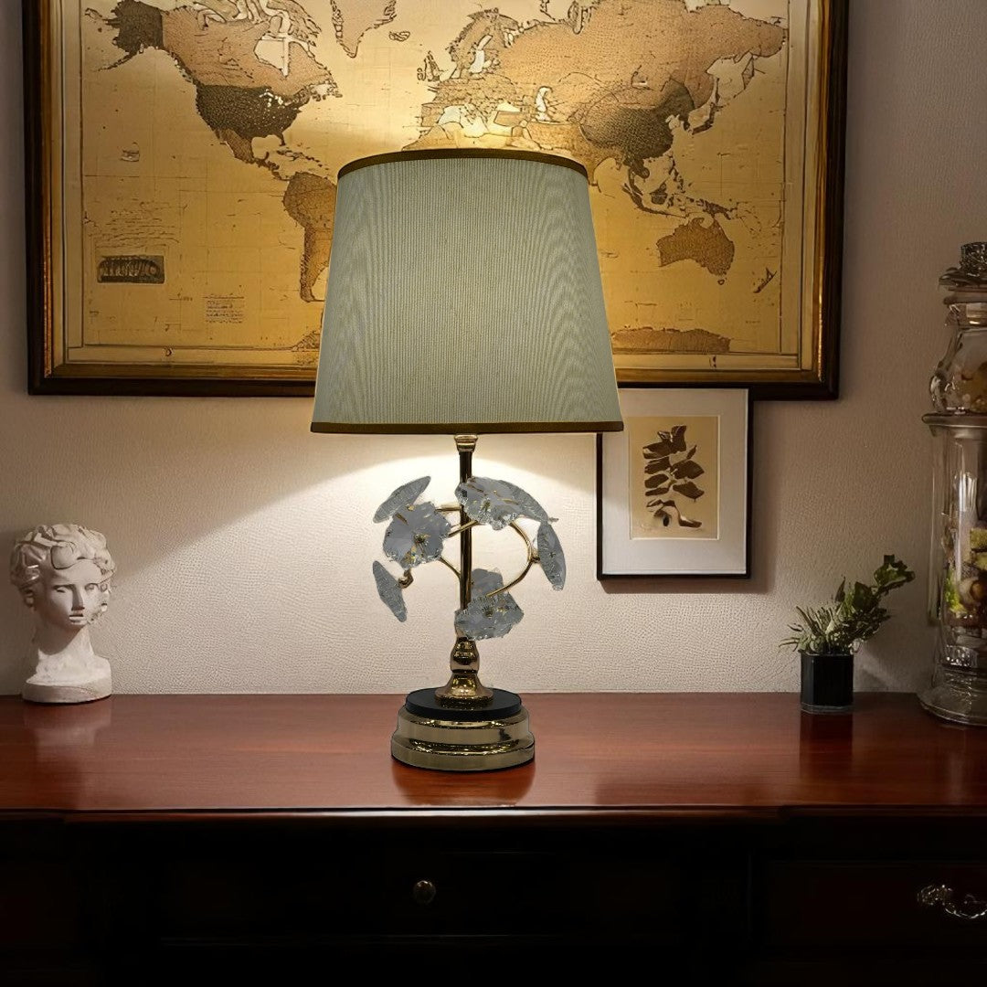 Nara Hammered Brass Side Lamp