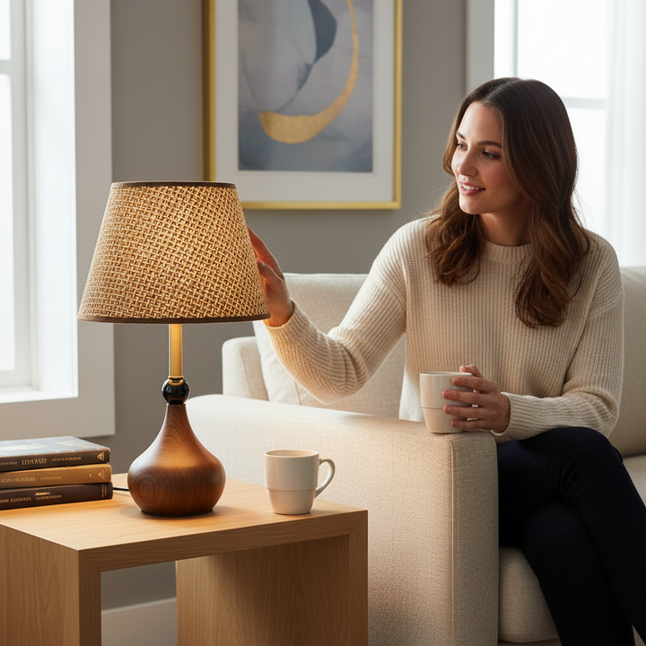 SoftAura Metallic Accent Lamp