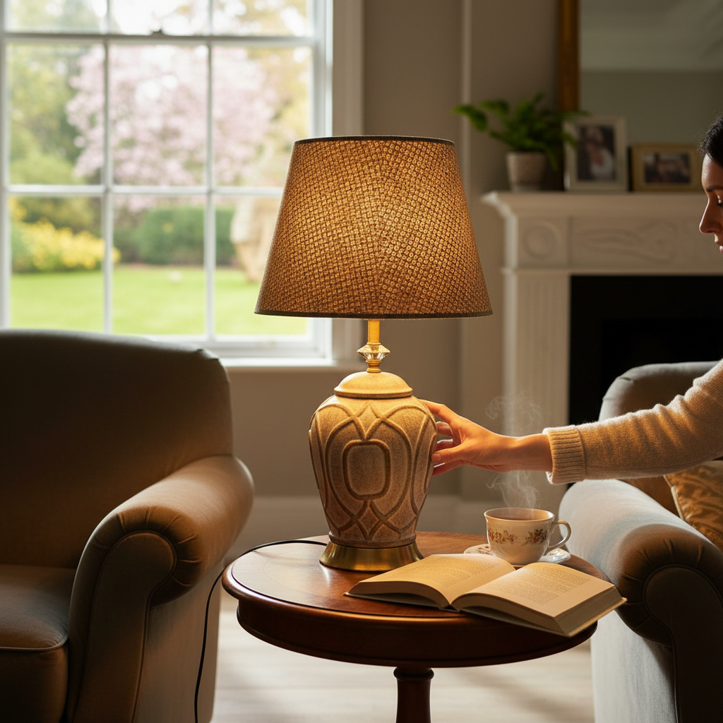 Heritage Glow Ceramic Table Lamp