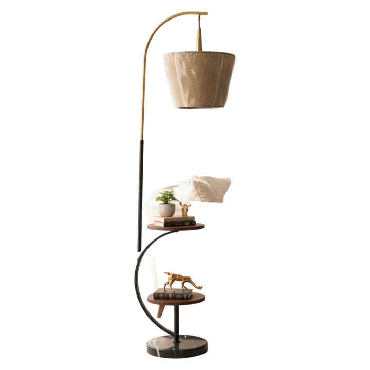 AuraGlow Contemporary Floor Lamp