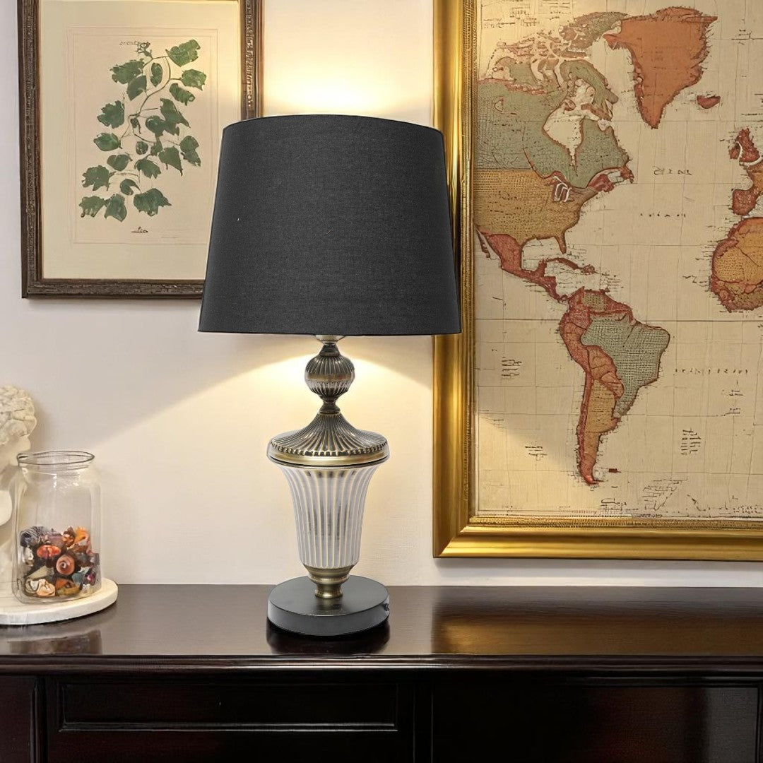 Mirae Antique Brass Side Lamp