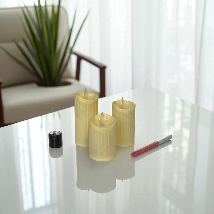 Classic Glow LED Candle Set