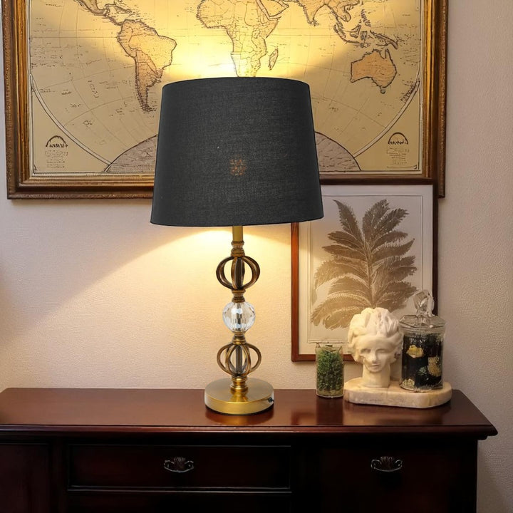 Alina Modern Brass Side Table Lamp