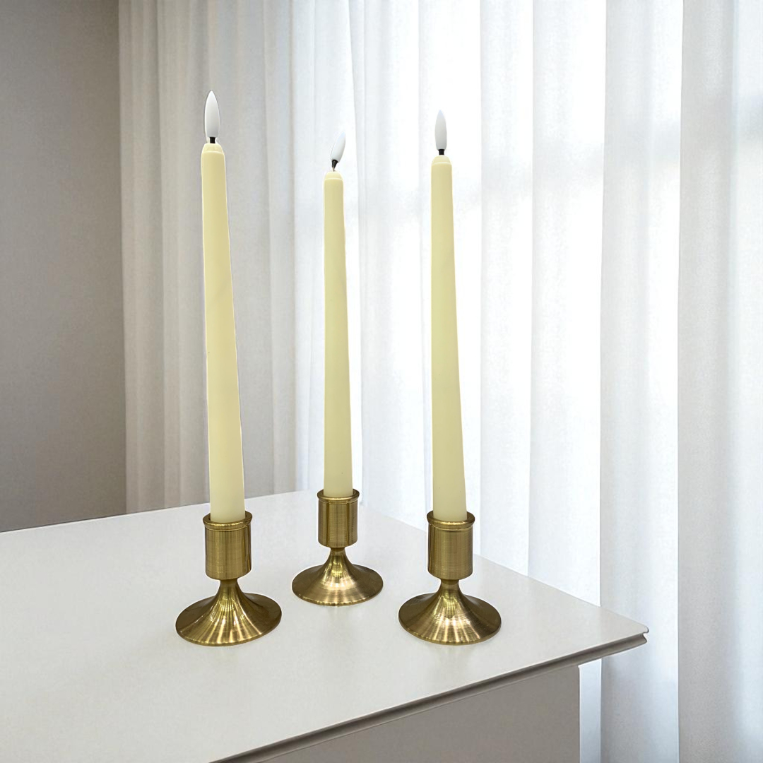 Contempo Brass Candle Stand