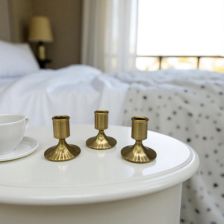 Contempo Brass Candle Stand