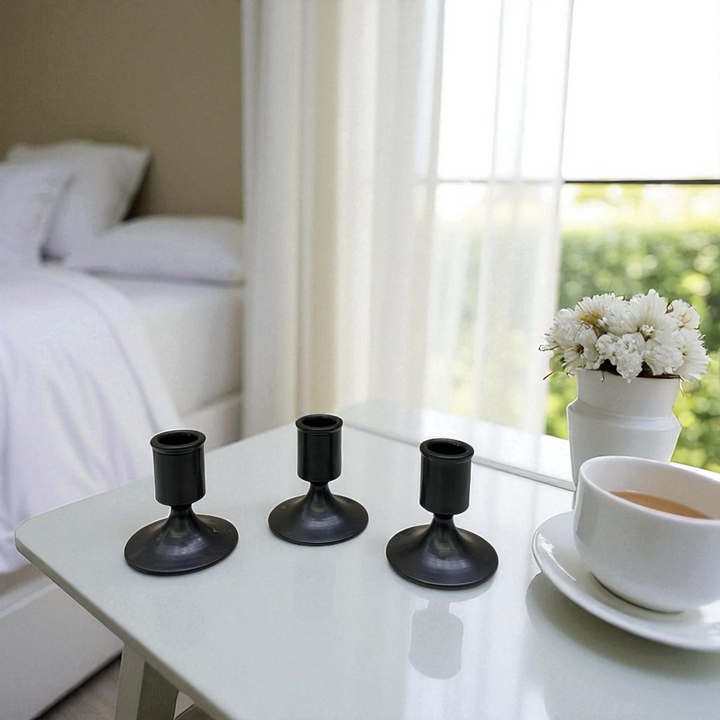 Metal Noir Brass Candle Stand