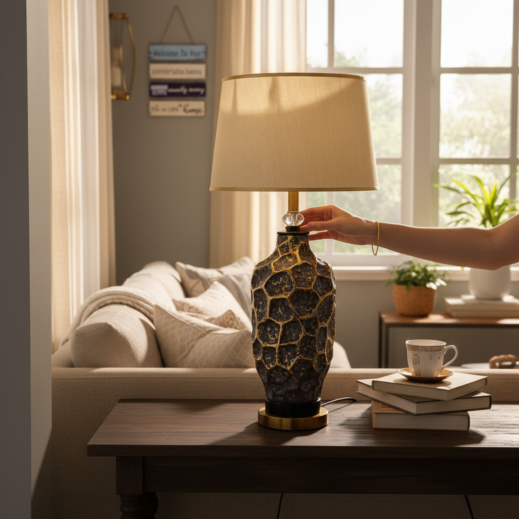 Regal Harmony Ceramic Table Lamp