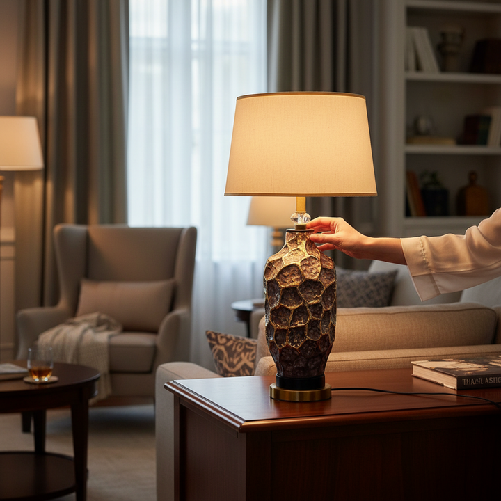 Regal Harmony Ceramic Table Lamp