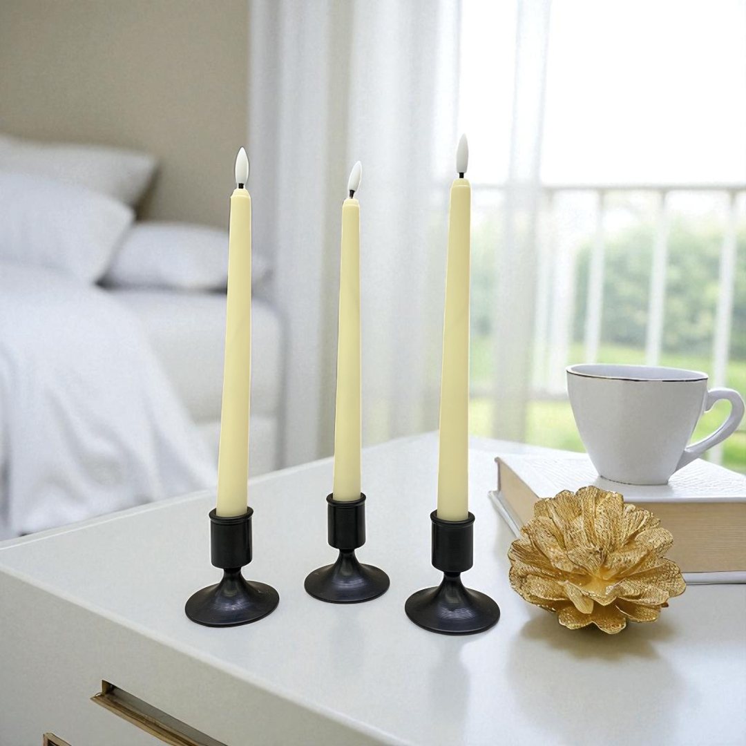 Metal Noir Brass Candle Stand