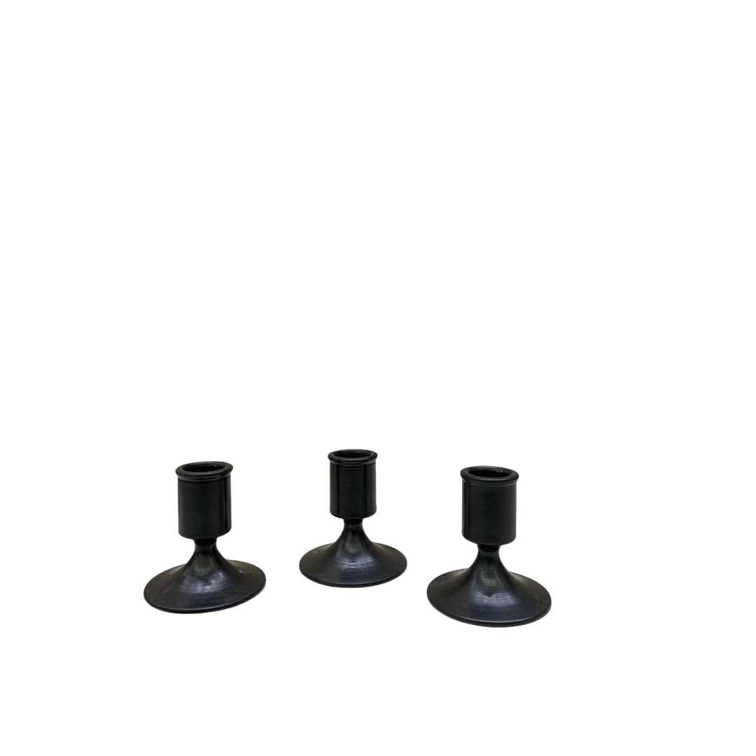 Metal Noir Brass Candle Stand