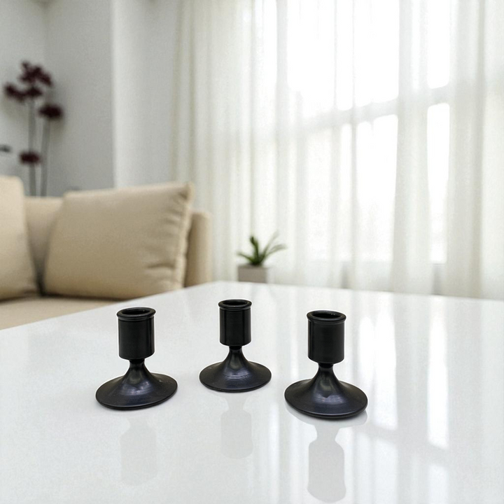 Metal Noir Brass Candle Stand