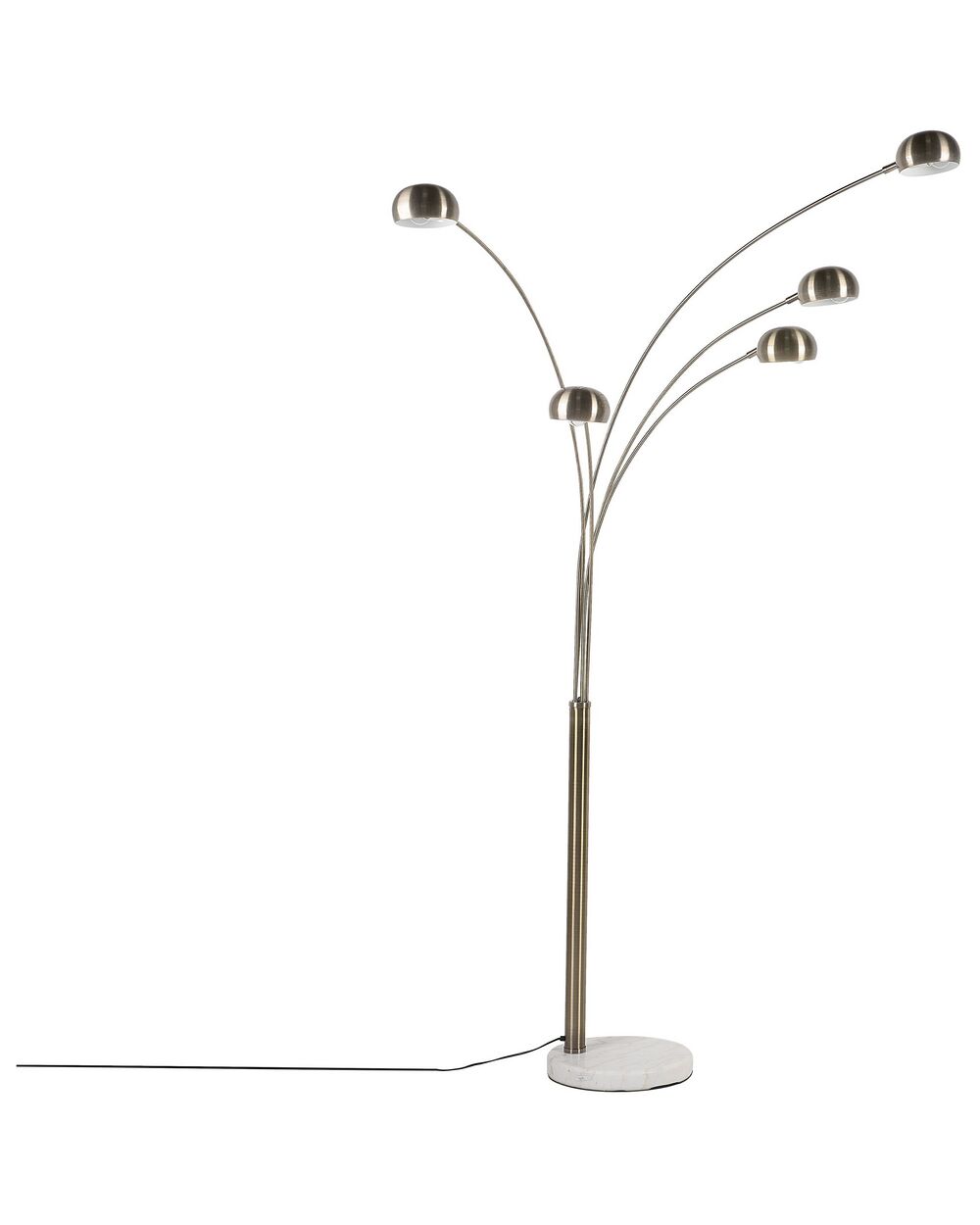Brass Radiant Cascade 5 Arc Lamp