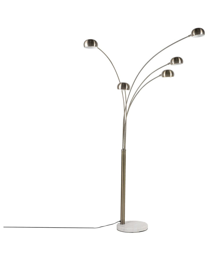 Brass Radiant Cascade 5 Arc Lamp