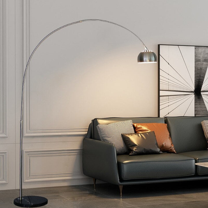 Silver Nexus Arch Floor Lamp (3 Sizes Available)