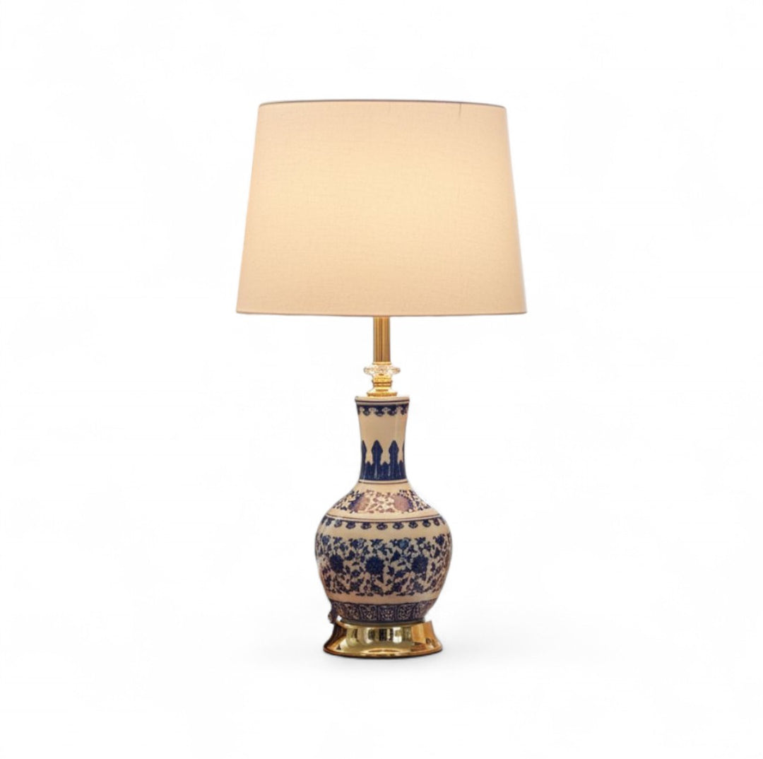 Classic Oriental Porcelain Table Lamp