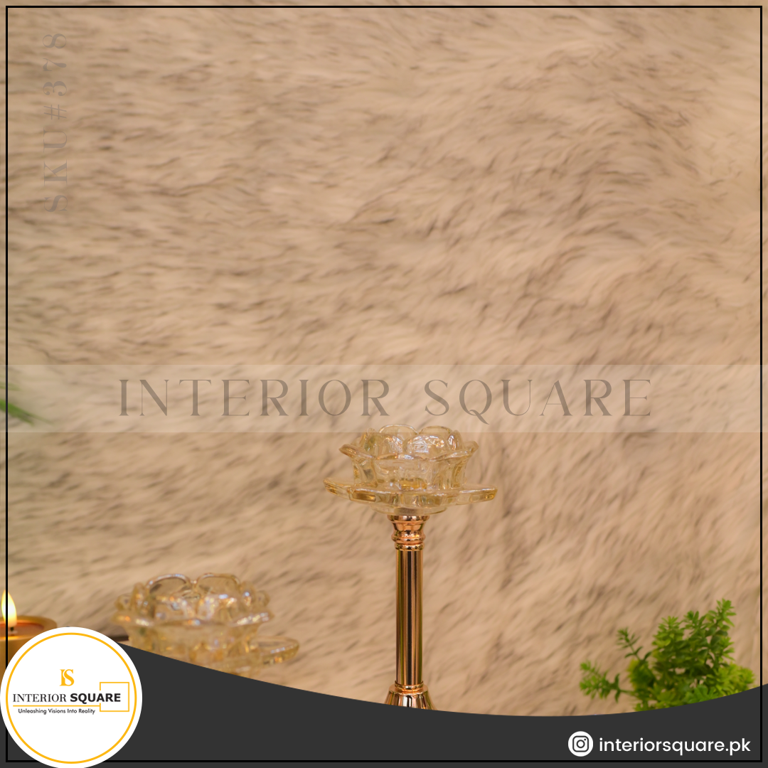 Celestial Crystal Lotus Candle Stand