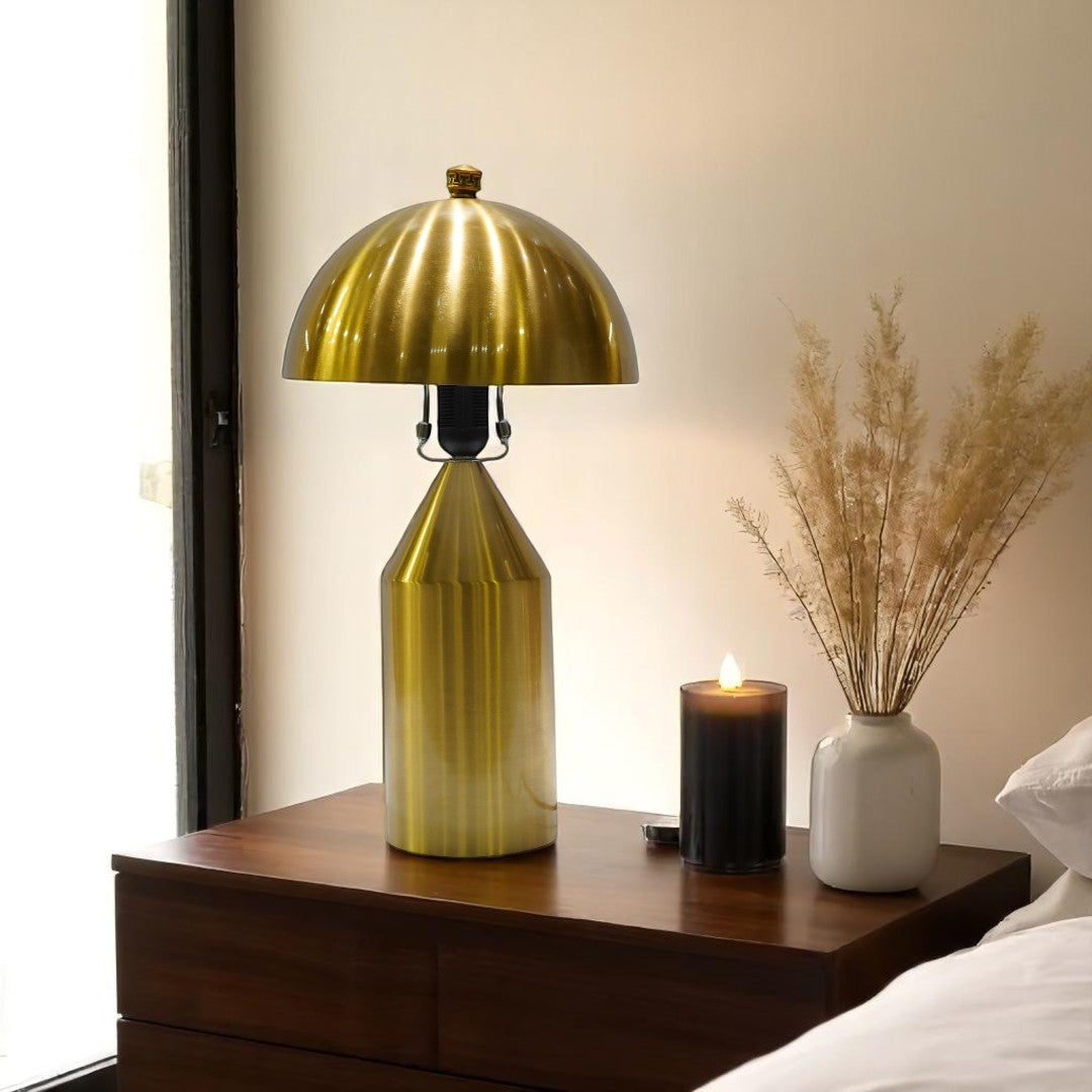Velora Golden Capsule Table Lamp