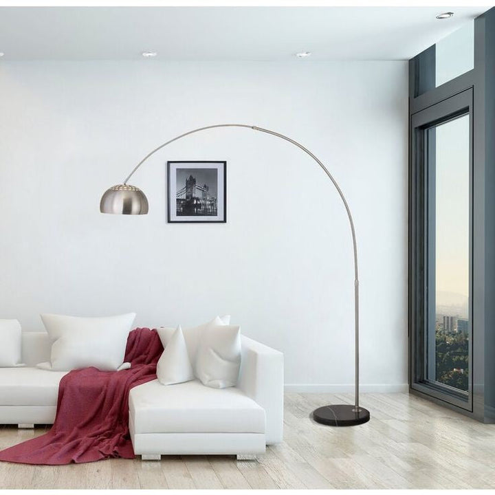 Silver Nexus Arch Floor Lamp (3 Sizes Available)
