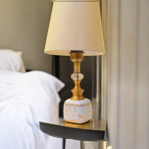 Luxe Marble Elegance Table Lamp