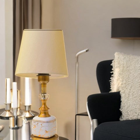 Luxe Marble Elegance Table Lamp
