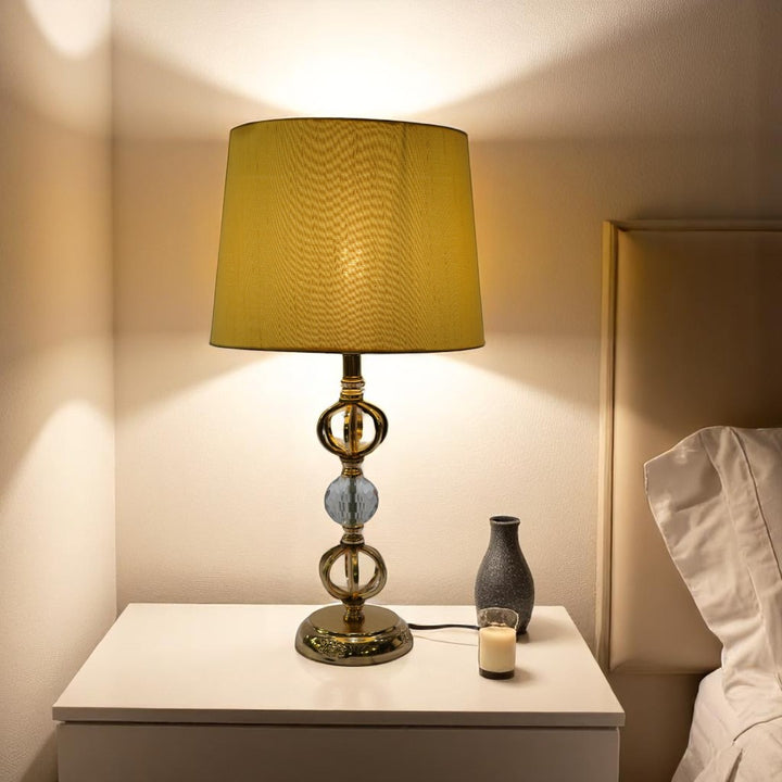Alina Modern Brass Side Table Lamp