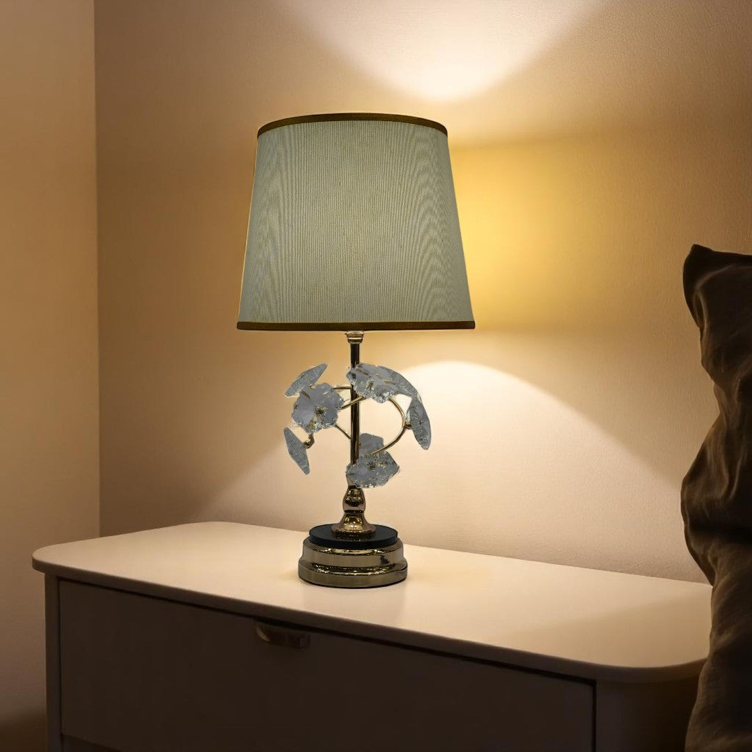 Nara Hammered Brass Side Lamp