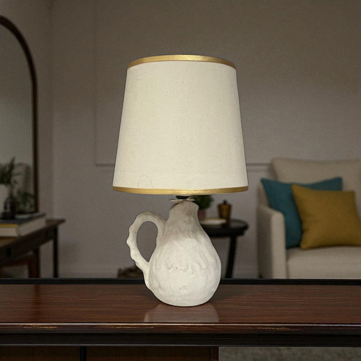 Ivory Artisan Ceramic Table Lamp