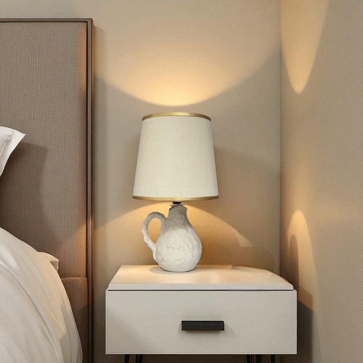 Ivory Artisan Ceramic Table Lamp