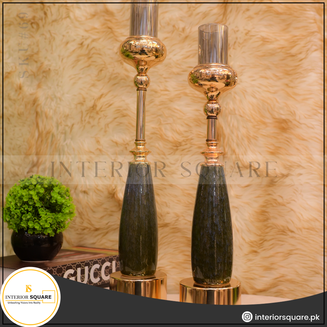 Elegant Ceramics Candle Stands