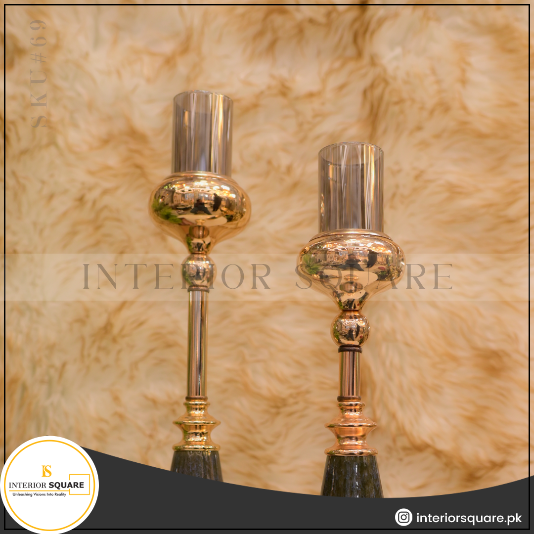 Elegant Ceramics Candle Stands