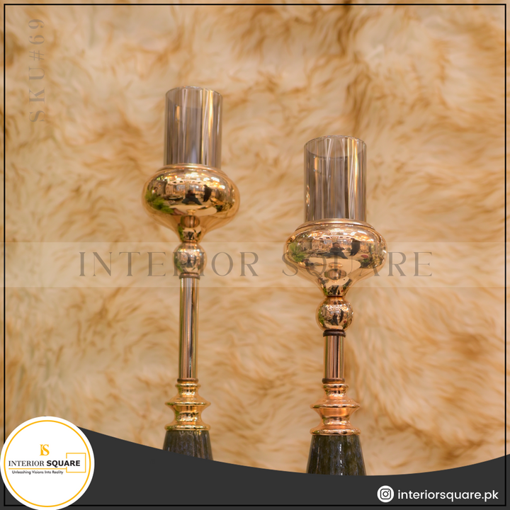 Elegant Ceramics Candle Stands