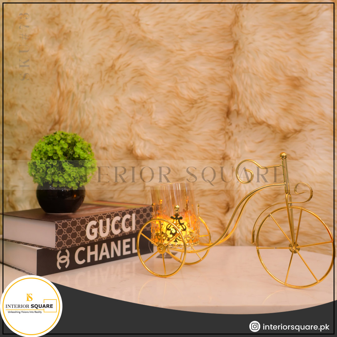 Metallic Cyclic Candle Stand