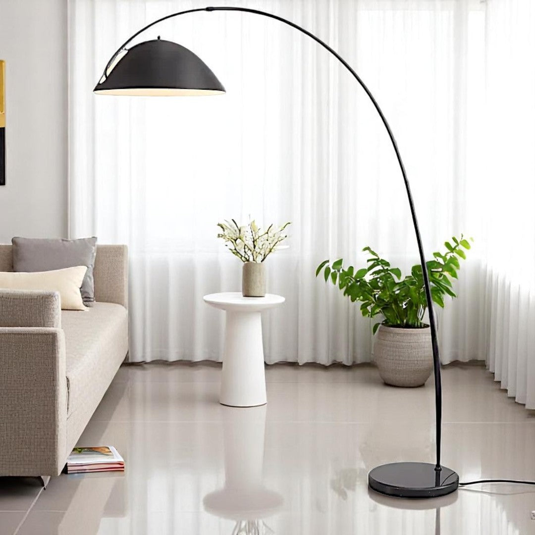 Midnight Reverse Arc Floor Lamp