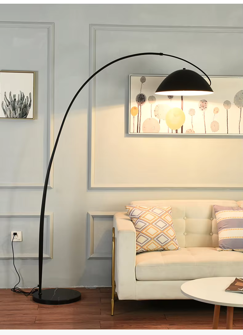 Midnight Reverse Arc Floor Lamp