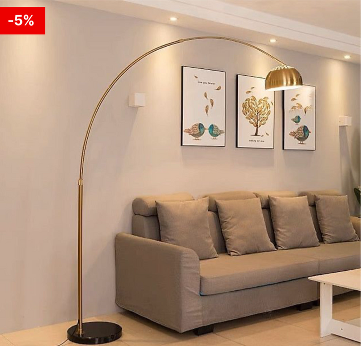 Sweden concepts Original Gold Arc Floor Lamps