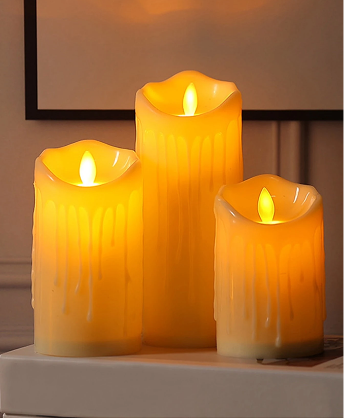 Classic Glow LED Candle Set