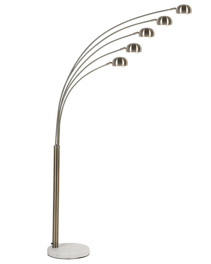Brass Radiant Cascade 5 Arc Lamp