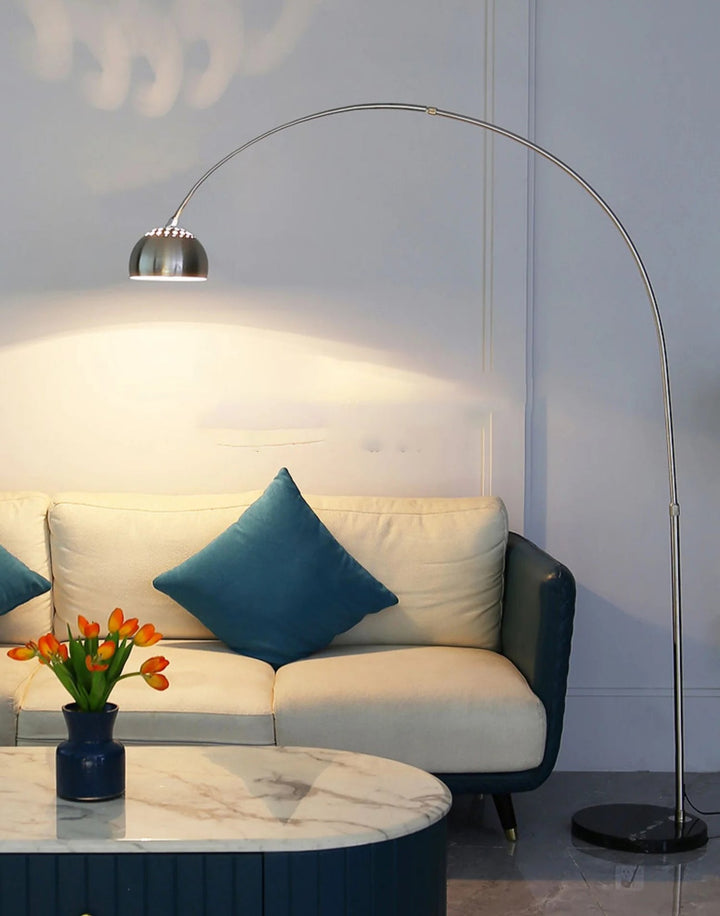Silver Nexus Arch Floor Lamp (3 Sizes Available)