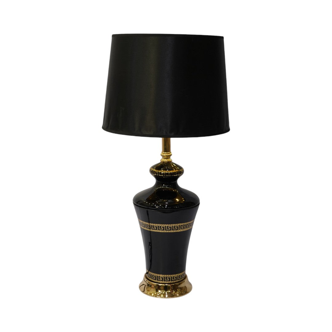 Versace Midnight Glass Glow side table lamp